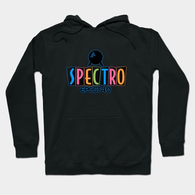 EPCOT40 CELEBRATION LOGO TEE Hoodie by SpectroRadio